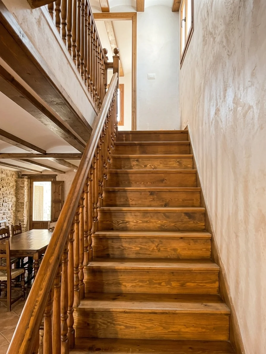 Escaleras casa rural San Vicente de Piedrahita